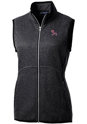 Cutter and Buck Clemson Tigers Womens Grey Vault Mainsail Vest