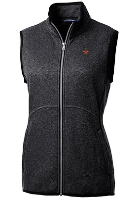 Cutter and Buck Florida Gators Womens Grey Vault Mainsail Vest