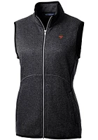 Cutter and Buck Florida Gators Womens Grey Vault Mainsail Vest