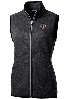 Cutter and Buck Florida State Seminoles Womens Grey Vault Mainsail Vest