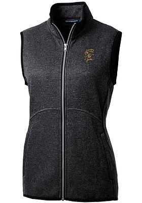 Cutter and Buck Grambling State Tigers Womens Grey Vault Mainsail Vest