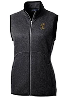 Cutter and Buck Grambling State Tigers Womens Grey Vault Mainsail Vest