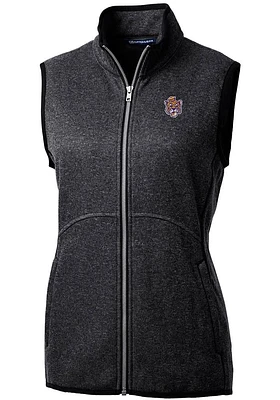 Cutter and Buck LSU Tigers Womens Grey Vault Mainsail Vest