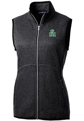 Cutter and Buck Marshall Thundering Herd Womens Grey Vault Mainsail Vest