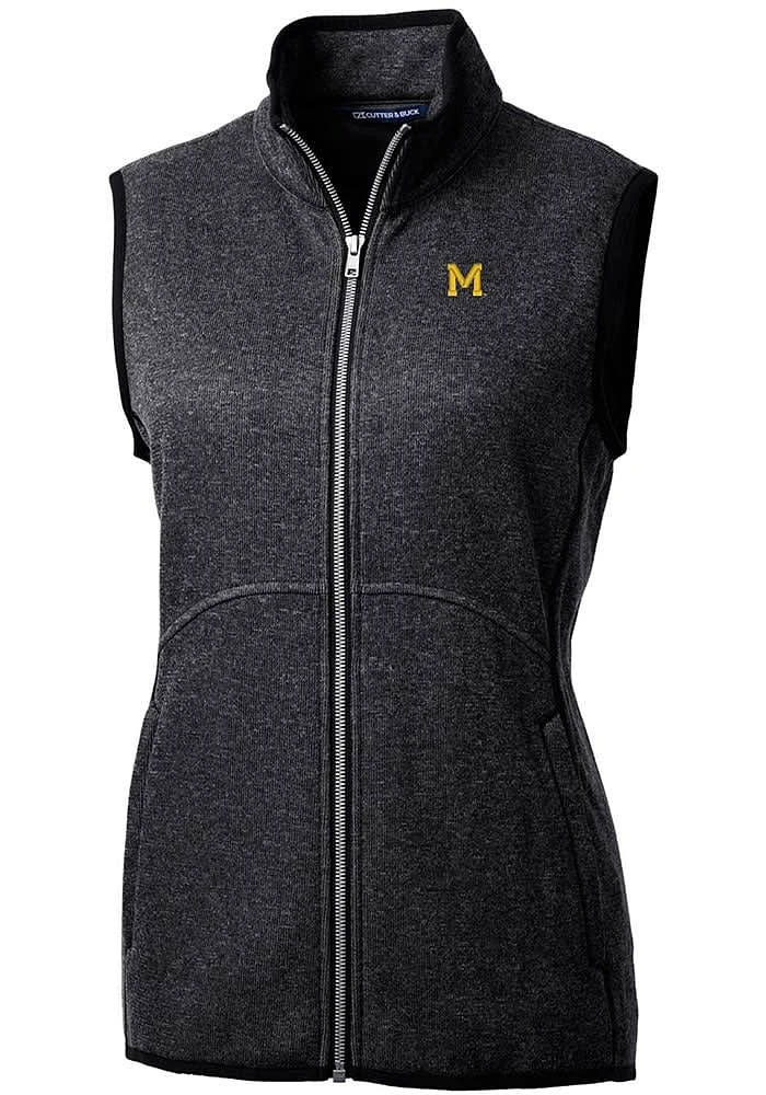 Cutter and Buck Michigan Wolverines Womens Vault Mainsail Vest