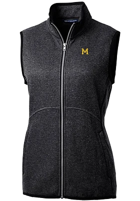 Cutter and Buck Michigan Wolverines Womens Vault Mainsail Vest