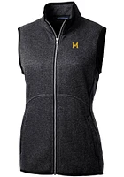 Cutter and Buck Michigan Wolverines Womens Vault Mainsail Vest