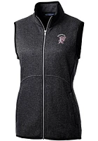 Cutter and Buck Mississippi State Bulldogs Womens Grey Vault Mainsail Vest