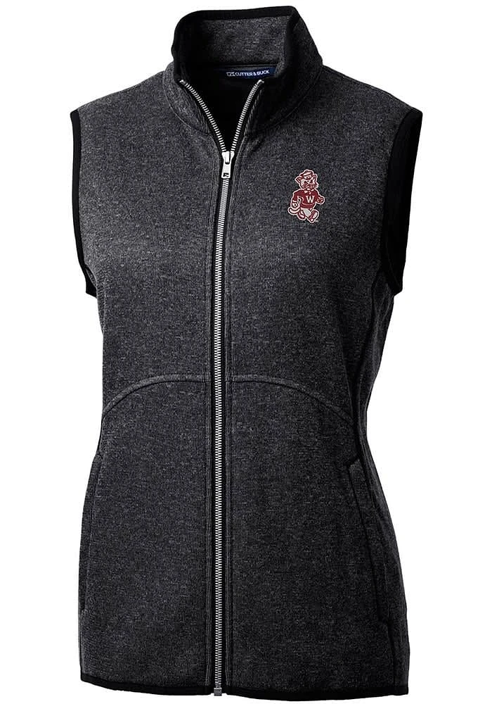 Cutter and Buck Washington State Cougars Womens Vault Mainsail Vest