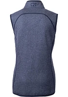Cutter and Buck Old Dominion Monarchs Womens Navy Blue Vault Mainsail Vest