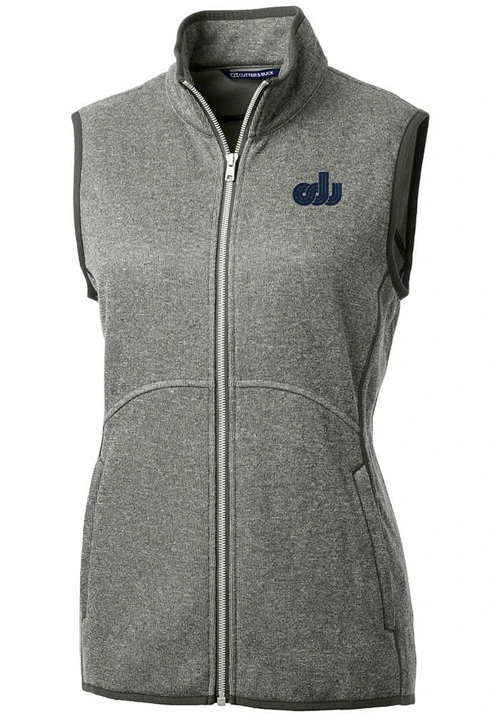 Cutter and Buck Old Dominion Monarchs Womens Grey Vault Mainsail Vest