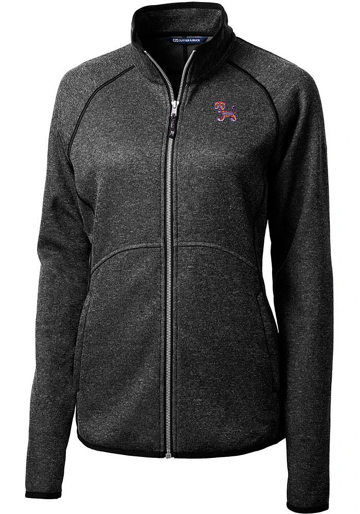 Cutter and Buck Clemson Tigers Womens Grey Vault Mainsail Light Weight Jacket