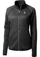 Cutter and Buck Fresno State Bulldogs Womens Grey Vault Mainsail Light Weight Jacket