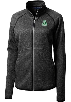 Cutter and Buck Marshall Thundering Herd Womens Grey Vault Mainsail Light Weight Jacket