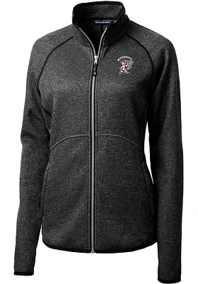 Cutter and Buck Mississippi State Bulldogs Womens Grey Vault Mainsail Light Weight Jacket