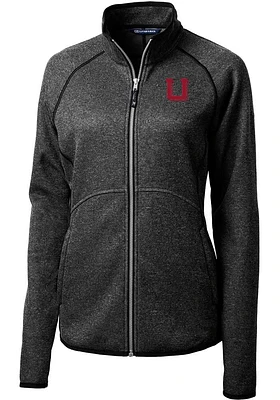 Cutter and Buck Utah Utes Womens Grey Mainsail Light Weight Jacket