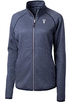 Cutter and Buck Villanova Wildcats Womens Navy Blue Mainsail Light Weight Jacket