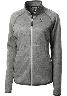 Cutter and Buck Villanova Wildcats Womens Grey Mainsail Light Weight Jacket
