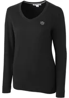 Cutter and Buck Cincinnati Bearcats Womens Black Vault Lakemont Long Sleeve Sweater