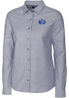 Cutter and Buck Air Force Falcons Womens Stretch Oxford Long Sleeve Dress Shirt