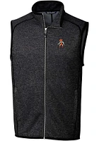 Cutter and Buck Oklahoma State Cowboys Big Tall Grey Mainsail Sweater Vest Mens