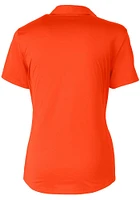 Cutter and Buck Oklahoma State Cowboys Womens Orange Wresting Pete Prospect Short Sleeve Polo Sh..