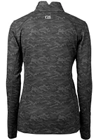 Cutter and Buck Oklahoma State Cowboys Womens Traverse Camo Qtr Zip