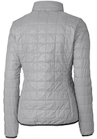 Cutter and Buck Oklahoma State Cowboys Womens Grey Wresting Pete Rainier PrimaLoft Filled Jacket