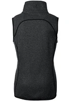 Cutter and Buck Oklahoma State Cowboys Womens Grey Mainsail Asymmetrical Vest