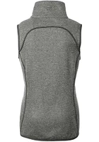 Cutter and Buck Oklahoma State Cowboys Womens Grey Wresting Pete Mainsail Asymmetrical Vest