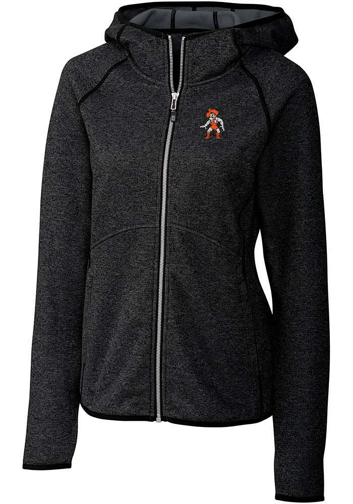 Cutter and Buck Oklahoma State Cowboys Womens Grey Mainsail Medium Weight Jacket