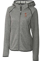 Cutter and Buck Oklahoma State Cowboys Womens Grey Wresting Pete Mainsail Medium Weight Jacket