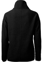 Cutter and Buck Oklahoma State Cowboys Womens Black Cascade Eco Sherpa Qtr Zip