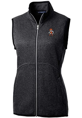 Cutter and Buck Oklahoma State Cowboys Womens Grey Mainsail Vest