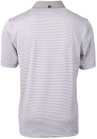 Cutter and Buck Oklahoma State Cowboys Grey Wresting Pete Virtue Eco Pique Micro Stripe Big ..