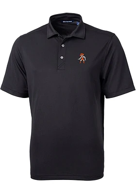 Cutter and Buck Oklahoma State Cowboys Mens Wresting Pete Virtue Eco Pique Short Sleeve Po