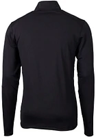 Cutter and Buck Oklahoma State Cowboys Mens Black Wresting Pete Virtue Eco Pique Long Sleeve Qtr..