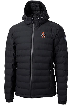 Cutter and Buck Oklahoma State Cowboys Mens Black Wresting Pete Mission Ridge Repreve Filled Jac..