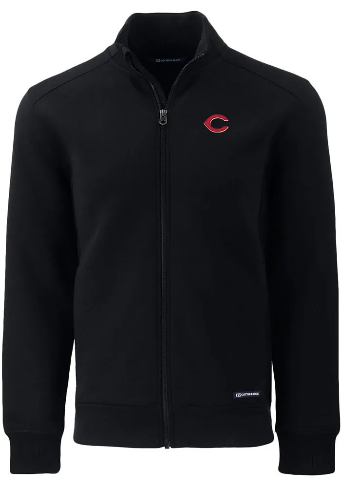 Cutter and Buck Cincinnati Reds Mens Black Roam Big Tall Light Weight Jacket