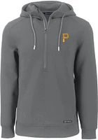 Cutter and Buck Pittsburgh Pirates Mens Grey Roam Hood