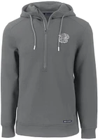 Cutter and Buck K-State Wildcats Mens Grey Roam Hood