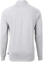 Cutter and Buck UTSA Roadrunners Mens Grey Adapt Eco Knit Big Tall Qtr Zip