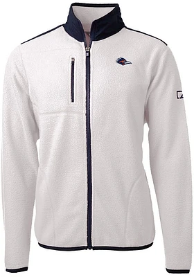 Cutter and Buck UTSA Roadrunners Mens White Cascade Eco Sherpa Big Tall Light Weight Jacket