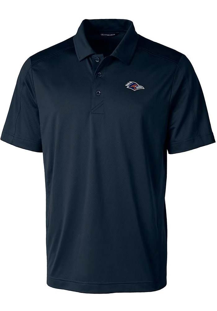 Cutter and Buck UTSA Roadrunners Navy Blue Prospect Textured Big Tall Polo