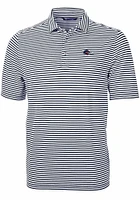Cutter and Buck UTSA Roadrunners Navy Blue Virtue Eco Pique Stripe Big Tall Polo