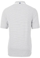 Cutter and Buck UTSA Roadrunners Grey Virtue Eco Pique Stripe Big Tall Polo
