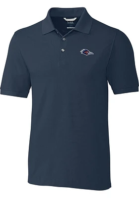 Cutter and Buck UTSA Roadrunners Mens Navy Blue Advantage Pique Big Tall Polos Shirt