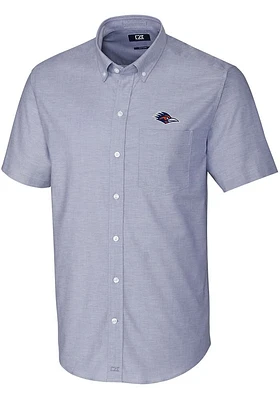Cutter and Buck UTSA Roadrunners Mens Blue Stretch Oxford Big Tall T-Shirt