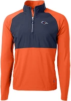 Cutter and Buck UTSA Roadrunners Mens Adapt Eco Hybrid Long Sleeve Qtr Zip Pullover