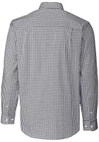 Cutter and Buck UTSA Roadrunners Mens Grey Easy Care Gingham Long Sleeve Dress Shirt